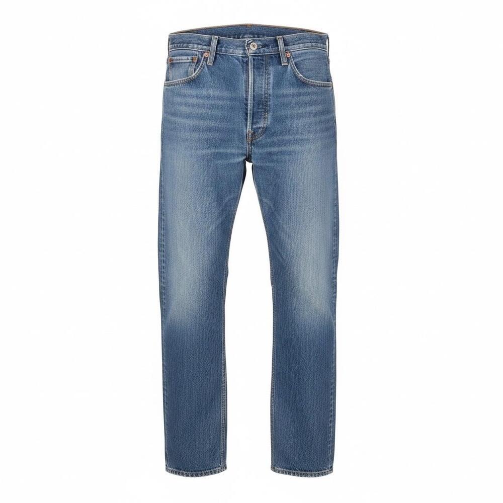 Levis 501 Jeans Mens 36x30 Blue Denim Regular Fit Straight Leg Button Fly